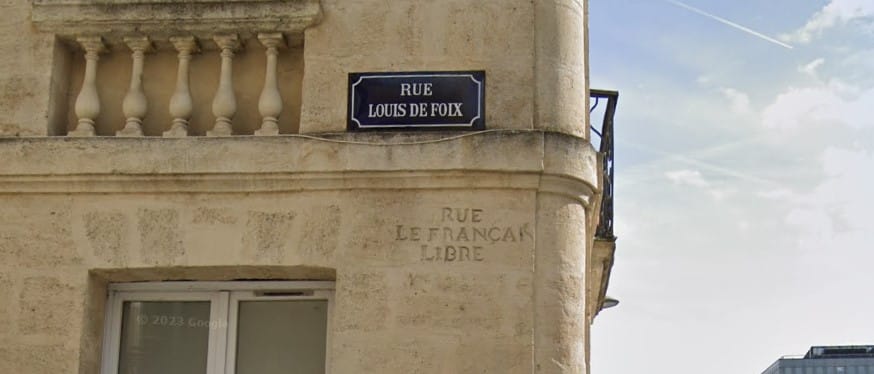 nom de rue révolutionnaire bordeaux