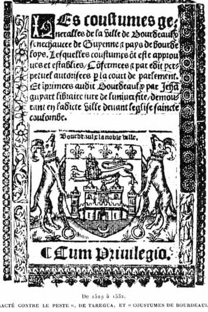 Blason de Bordeaux 1519