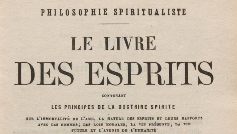 spiritisme bordeaux - livre des esprits