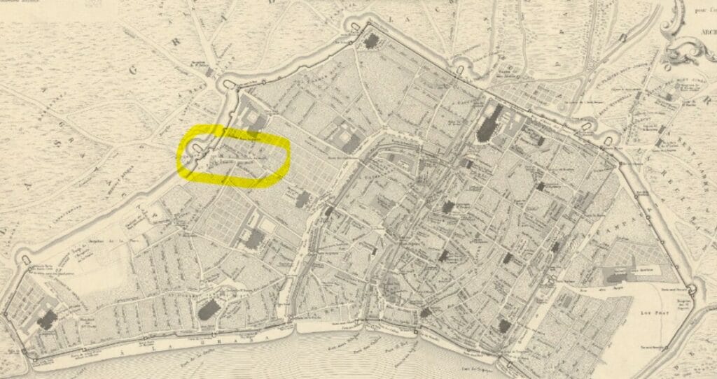 Emplacement rue du Mirail 1450