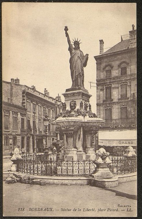 Début du 20ème Siècle - Statue de la liberté Bordeaux