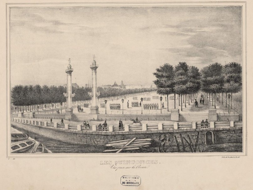 Place des Quinconces - XIXème siècle