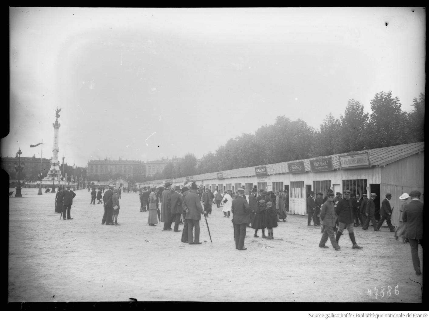 Place des Quinconces - 1916 - Foire de Bordeaux