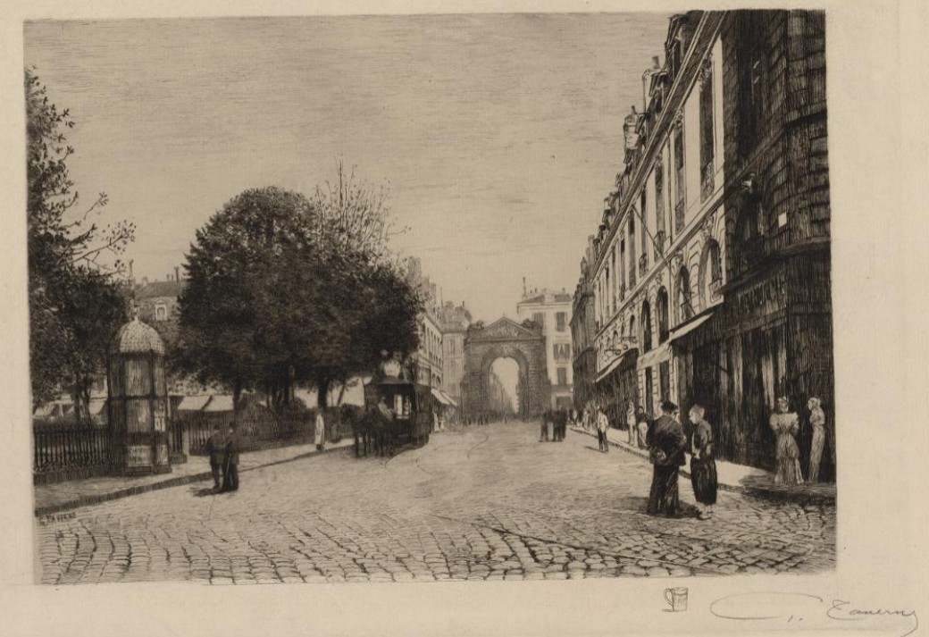 1801 - Place Gambetta et Porte Dijeaux - Bordeaux
