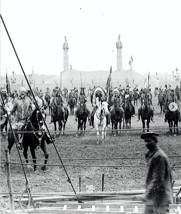 1905 - Buffalo Bill à Bordeaux - Place des Quinconces