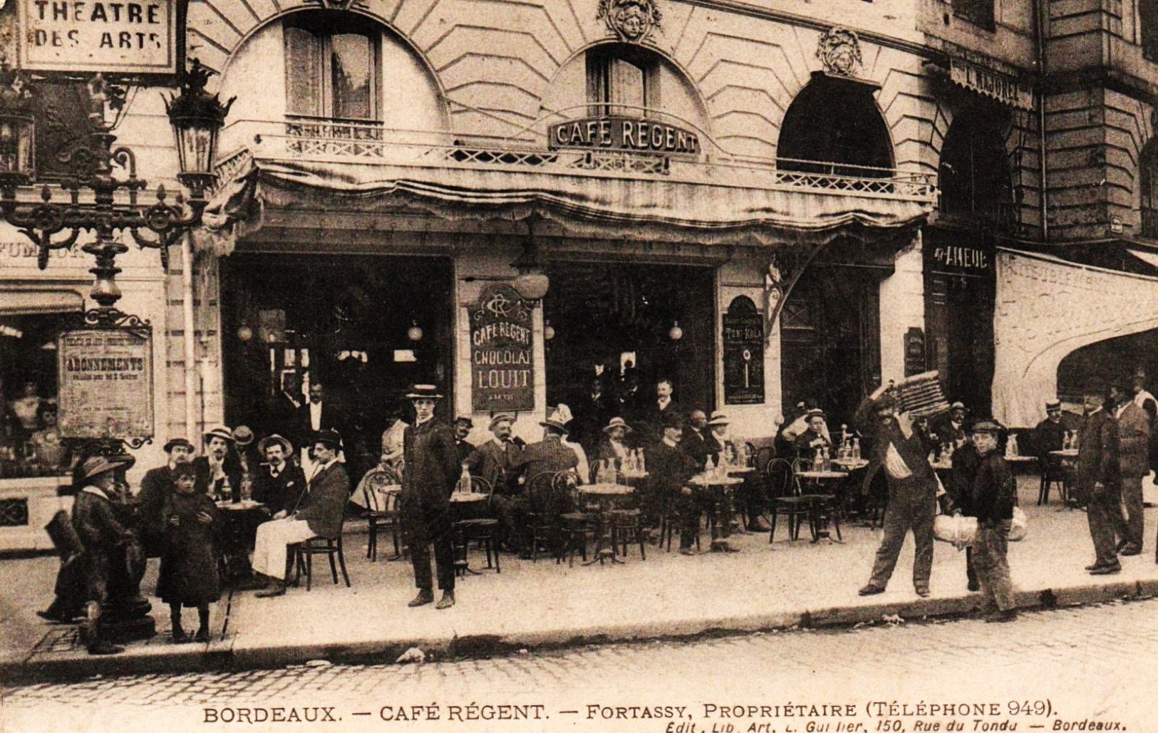 1920 - Place Gambetta - Le Régent - Bordeaux