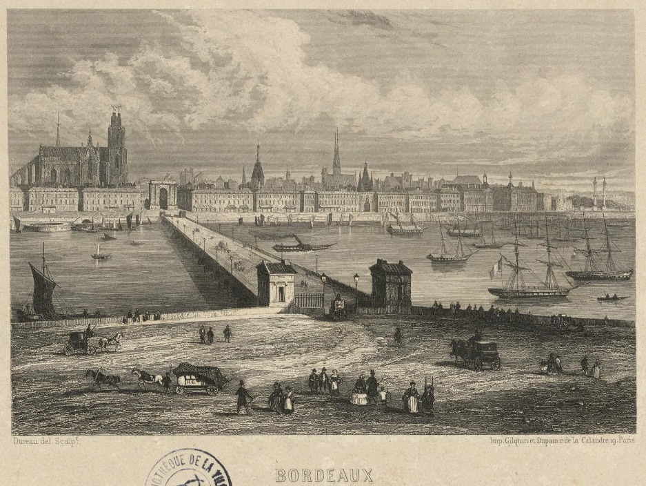 Bains de Bordeaux - 1880 - Source BNF