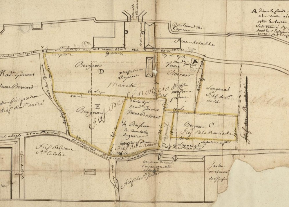 Travaux Porte des Capucins - Marché des Capucins Bordeaux - https://selene.bordeaux.fr/