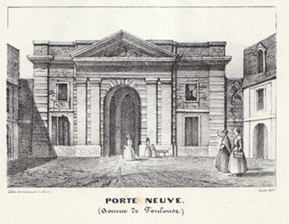 1837 - Porte Neuve - Porte des Capucins Bordeaux - Source : https://www.galerie-napoleon.com/
