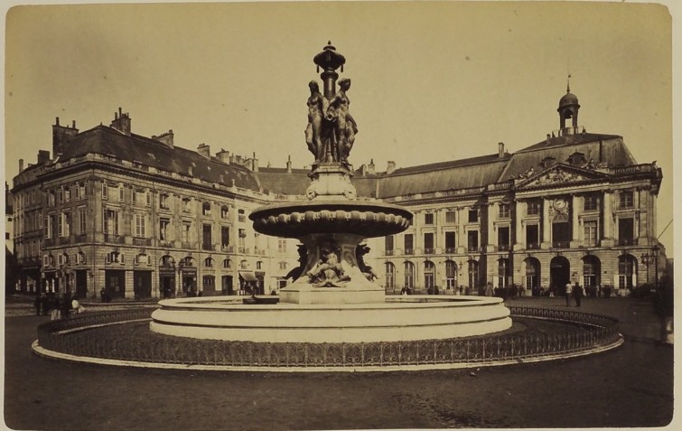 Place de la Bourse Bordeaux - 1870