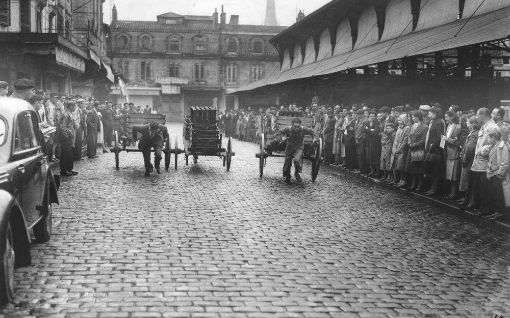 1930 - Course de Charettes - Marché des Capucins Bordeaux