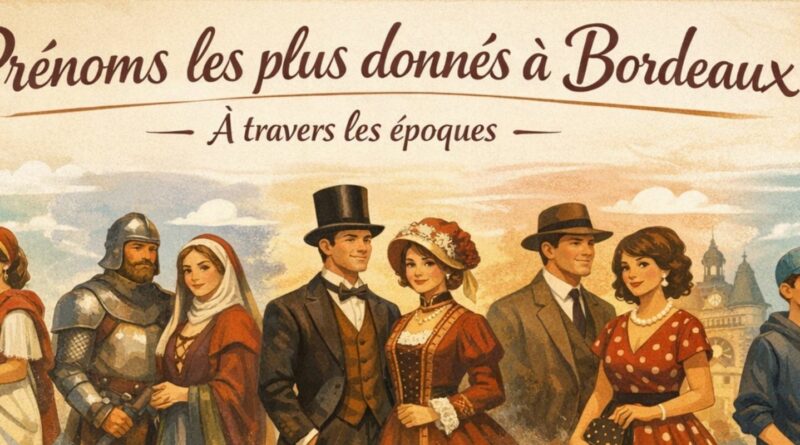 prenoms les plus donnes à bordeaux