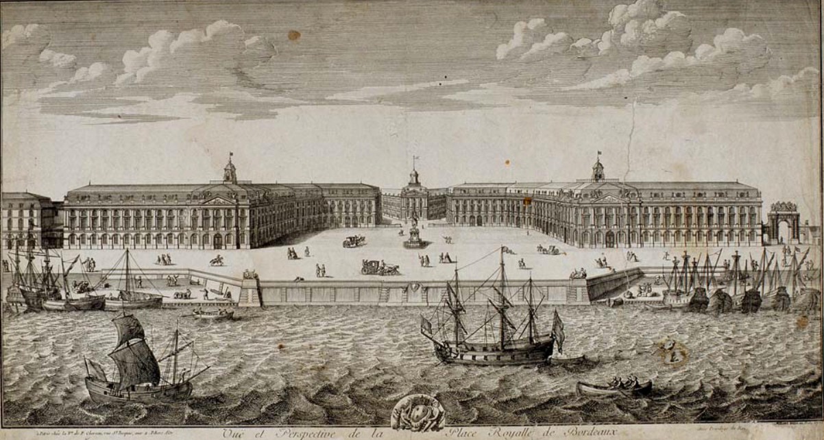 Place de la Bourse Bordeaux - Place Royale - Source : Wikipedia